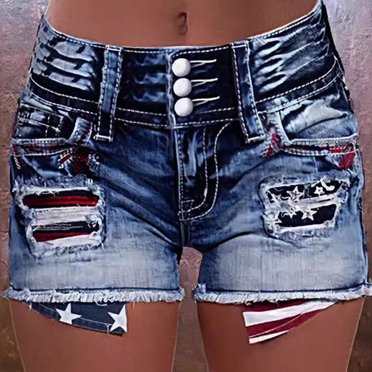 Slimming Fashionable Straight-Leg Casual Denim Jeans